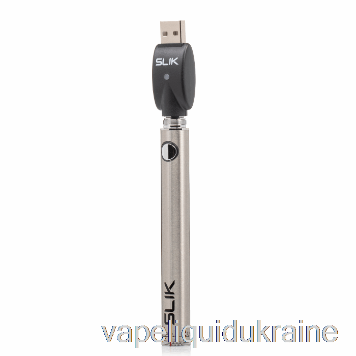 Vape Liquid Ukraine Slik Twist 900mAh Battery Silver